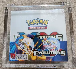 2016 Pokemon XY Evolutions Factory Sealed Booster Box Small ding on top right - Image 1