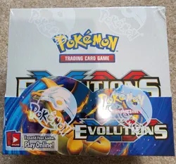 2016 Pokemon XY Evolutions Factory Sealed Booster Box Small ding on top right - Image 2
