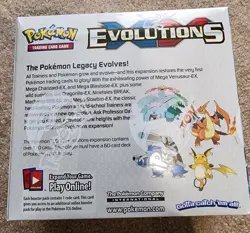 2016 Pokemon XY Evolutions Factory Sealed Booster Box Small ding on top right - Image 4