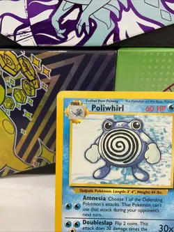 Poliwhirl 038/102 Base Set Regular LP Pokemon card TCG - Image 2
