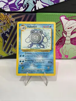 Poliwhirl 038/102 Base Set Regular LP Pokemon Card TCG - Image 1