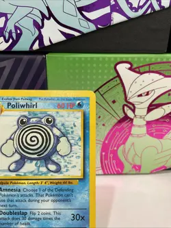 Poliwhirl 038/102 Base Set Regular LP Pokemon Card TCG - Image 3