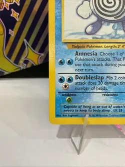 Poliwhirl 038/102 Base Set Regular LP Pokemon Card TCG - Image 5