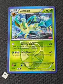Leafeon 11/116 - Cracked Ice Holo Deck Promo Pokemon TCG LP - Image 1