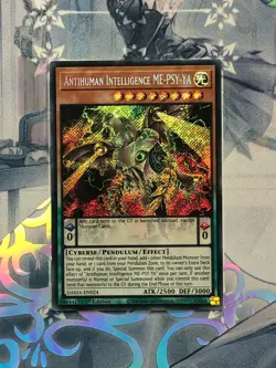 DAMA-EN024 Antihuman Intelligence ME-PSY-YA Secret Rare 1st Ed NM YuGiOh TCG - Image 1