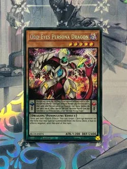 BLCR-EN074 Odd-Eyes Persona Dragon Secret Rare 1st Edition Near Mint YuGiOh TCG - Image 1