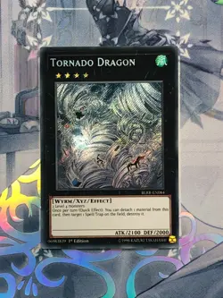 BLRR-EN084 TORNADO DRAGON SECRET RARE 1st EDITION NEAR MINT YuGiOh TCG - Image 1