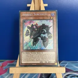 Assault Synchron BLMR-EN003 Secret Rare - 1st ed Yugioh Card  - Image 1