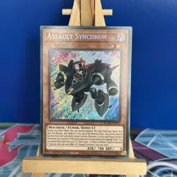Assault Synchron BLMR-EN003 Secret Rare - 1st ed Yugioh Card  - Image 1