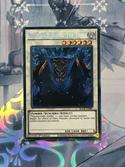 BLCR-EN082 Revived King Ha Des 1st Edition Secret Rare Near Mint YuGiOh TCG - Image 1