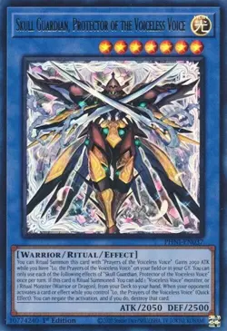Yugioh Skull Guardian Protector of the Voiceless Voice PHNI-EN037 Ultra 1st ed - Image 1