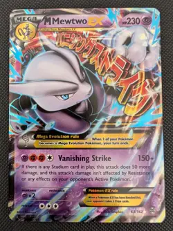 M Mewtwo EX 63/162 Mega Ultra Rare - XY Break Through - Pokemon TCG Card NM - Image 1