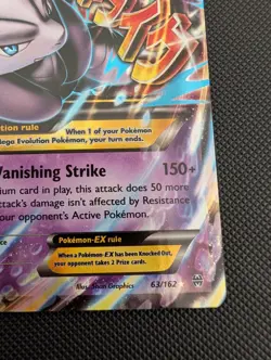 M Mewtwo EX 63/162 Mega Ultra Rare - XY Break Through - Pokemon TCG Card NM - Image 6