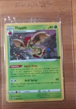 Flapple PokÃ©mon Trading Card Game (TCG) card from the Evolving Skies set. - Image 1