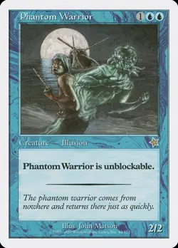 MTG - Phantom Warrior - Starter 1999 - X1 - (LP) - - Image 1