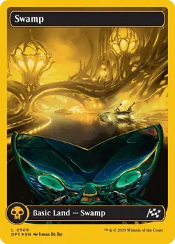 MTG Aetherdrift First Place 'Driver's Seat' Foil Land Set - Image 4