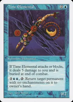 MTG - Time Elemental - Fifth Edition - X1 - (NM) - - Image 1
