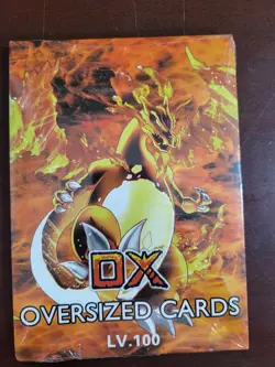 Pokemon Oversized Cards LV. 100 Large Jumbo DX Pikachu Charizard More  SEALED - Image 1