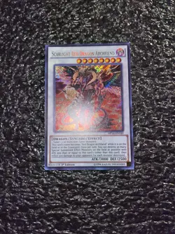 Yugioh! Scarlight Red Dragon Archfiend MP16-EN140 Secret Rare 1st Edition NM - Image 1