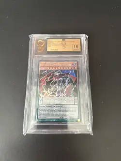YuGiOh D/D/D Divine Zero King Rage GFP2-EN080 Ultra Rare 1st Edition Graded 10 - Image 1
