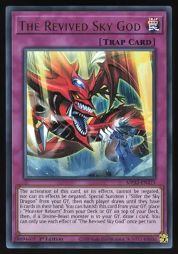 The Revived Sky GodÂ - MP22-EN273 - Ultra Rare - 1st Edition Yugioh - Image 1