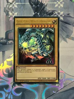 DPBC-EN016 Blue Eyes White Dragon Ultra Rare 1st Edition Near Mint YuGiOh TCG - Image 1