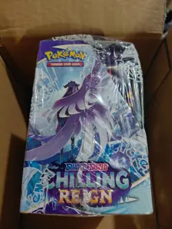 Pokemon TCG: Chilling Reign Booster Display Box - SEALED -36 Free yamper plushie - Image 5