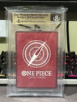 One Piece X Dodgers Night Promo Card Monkey D.Luffy  2025 Beckett Graded BGS 9.5 - Image 2