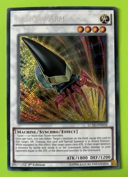 LC5D-EN034 Armory Arm Secret Rare 1st Edition Yugioh Card - Image 1