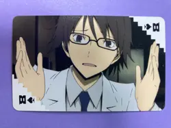 Anime Playing Card Durarara!! Shinra Kishitani 8 of Spades 2010 Japanese F/S - Image 2