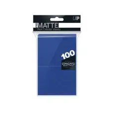 PRO-Matte Standard Card Sleeves: Blue (100) - Image 1