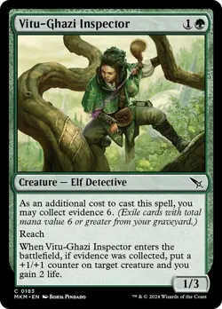 ðŸ§™ Vitu-Ghazi Inspector C 0183 Foil MKM Murder at Karlov Manor Mtg - Image 1