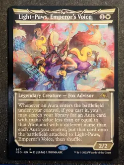 Light-Paws, Emperor's Voice - Showcase - Kamigawa: Neon Dynasty (MTG) - Image 1