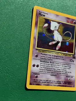 MEW #9 Black Star Promo WOTC HOLO Pokemon Card 1999-2000 RARE! - Image 4