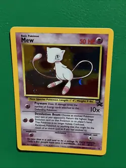 MEW #9 Black Star Promo WOTC HOLO Pokemon Card 1999-2000 RARE! - Image 5
