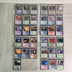 Babylon 5 CCG Card Lot - 90+ Assorted Cards in Sleeves Rare & Uncommon Included - Image 1