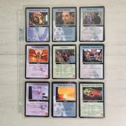 Babylon 5 CCG Card Lot - 90+ Assorted Cards in Sleeves Rare & Uncommon Included - Image 4