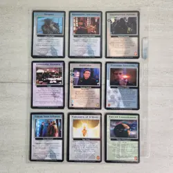 Babylon 5 CCG Card Lot - 90+ Assorted Cards in Sleeves Rare & Uncommon Included - Image 5