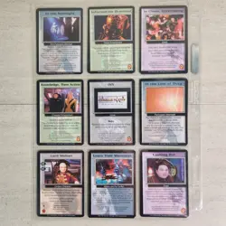Babylon 5 CCG Card Lot - 90+ Assorted Cards in Sleeves Rare & Uncommon Included - Image 7