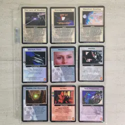 Babylon 5 CCG Card Lot - 90+ Assorted Cards in Sleeves Rare & Uncommon Included - Image 8