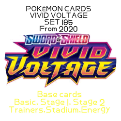 POKEMON CARDS Sword & Shield Vivid Voltage Set 185 2020 Choose Select FREE POST - Image 94