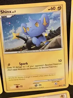 Shinx Rainbow Holo 2007 +2 Shinx + 2 Luxio + Lightning Energy Pokémon Cards NM - Image 10