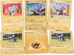 Shinx Rainbow Holo 2007 +2 Shinx + 2 Luxio + Lightning Energy Pokémon Cards NM - Image 12