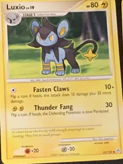 Shinx Rainbow Holo 2007 +2 Shinx + 2 Luxio + Lightning Energy Pokémon Cards NM - Image 8