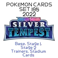 POKEMON CARDS SWORD & SHIELD Silver Tempest Set 195 2022 Choose Select FREE POST - Image 93