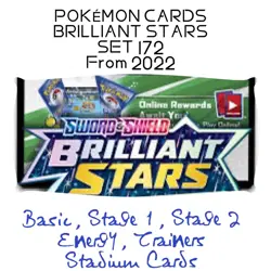 POKEMON CARDS Brilliant Stars Set 172 2022 Base Cards Choose Select - Image 71
