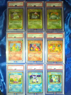 PSA 10 Charizard Venusaur Blastoise Classic Collection Japanese Pokemon Card Set - Image 1