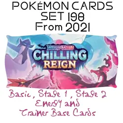 POKEMON CARDS Chilling Reign 2021 Set 198 Base Cards Choose Card - Image 1
