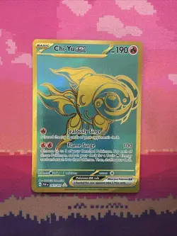 Pokemon Card Chi-Yu ex 241/091 Hyper Rare Paldean Fates Near Mint - Image 3