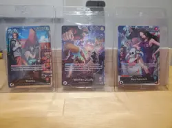 One Piece-PSA Magazine Promo Card set-Sealed Monkey D Luffy, Boa Hancock, Shanks - Image 1